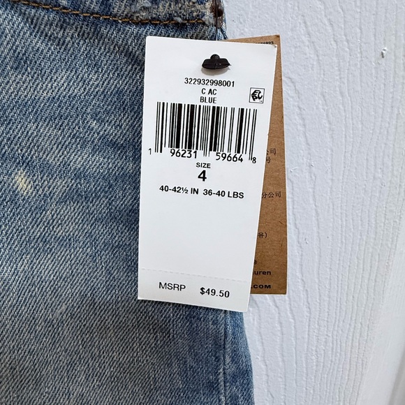 NWT Polo Ralph Lauren Sullivan Slim Cutoff Denim Shorts, Size 4 - Picture 2 of 9